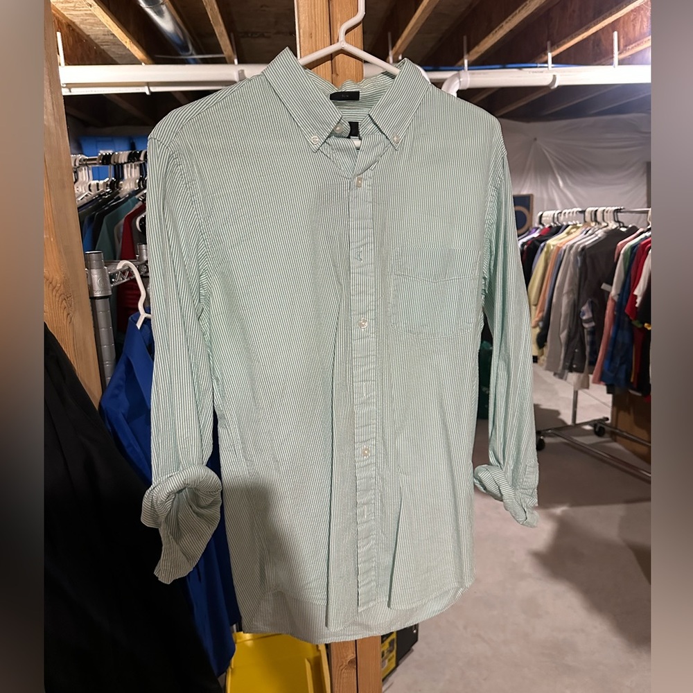 J Crew Slim Fit Long Sleeve Button Down